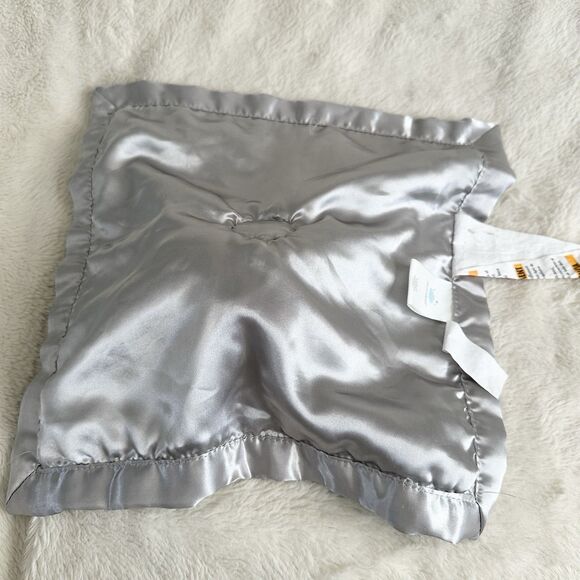 Cloud Island Mint Green Elephant Security Blanket Lovey Gray Satin Trim 14” - Picture 3 of 5